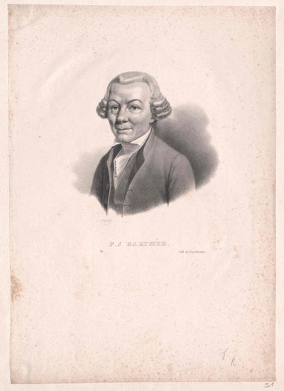 Paul Joseph Barthez - Artist Unknown