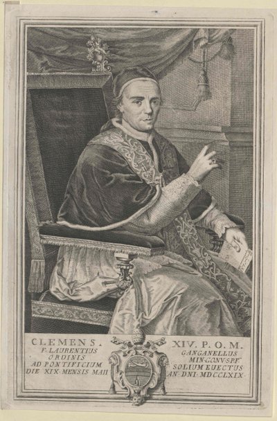 Pope Clement XIV - Artist Unknown