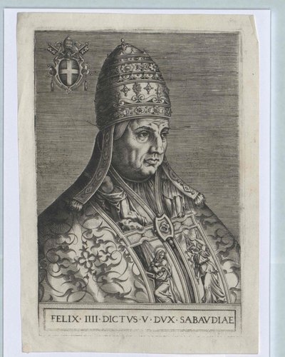 Pape Félix IV (impression) - Artist Unknown