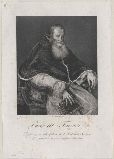 Pape Paul III - Artist Unknown