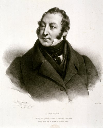 Portrait de Gioachino Antonio Rossini - Artist Unknown