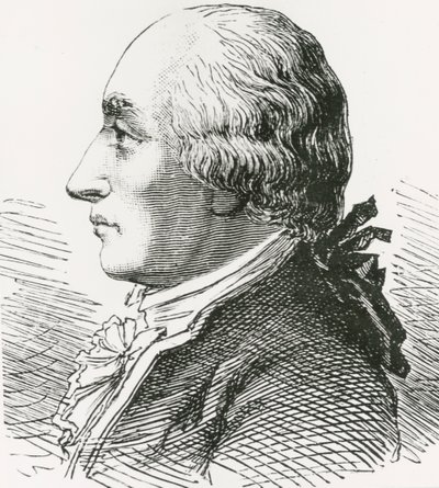Portrait of Jacques Charles (print) - Artist Unknown