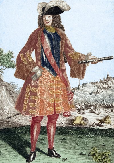 Portrait of Marshal Francois de Neufville, Duke of Villeroy - Francois de Neufville de Villeroy - Artist Unknown