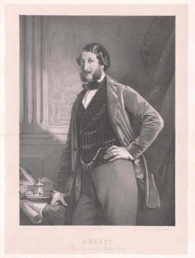 Prince de Saxe-Cobourg-Gotha August - Artist Unknown