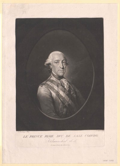 Prince de Saxe Cobourg-Saalfeld Frederic Josiah - Artist Unknown