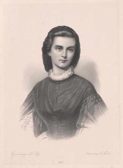 Princess in Bayern-Gelnhausen Marie (imprimé) - Artist Unknown