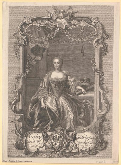Princesse de Bavière Maria Josefa - Artist Unknown