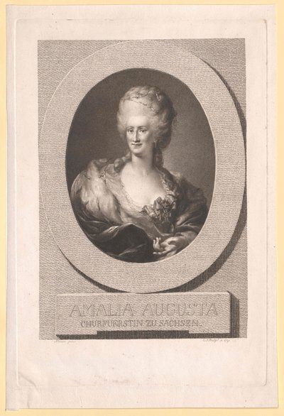 Princesse de Pfalz-Zweibruecken-Birkenfeld Amalie Auguste - Artist Unknown