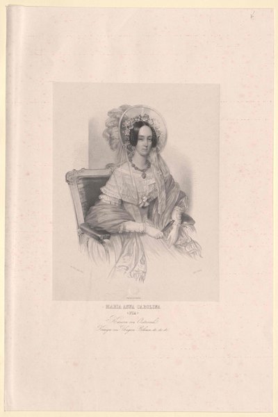 Princesse de Savoie-Sardaigne Maria Anna - Artist Unknown