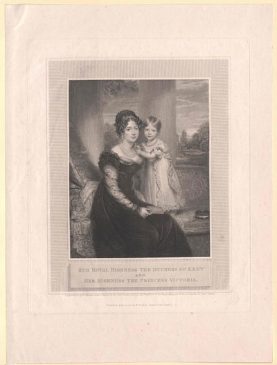 Princesse de Saxe Cobourg-Saalfeld Victoria - Artist Unknown