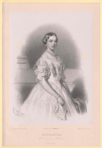Princesse de Saxe Margaret - Artist Unknown