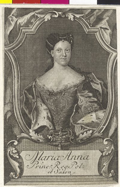 Princesse de Saxe Maria Anne - Artist Unknown