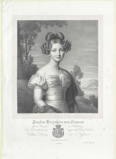 Princesse de Wuerttemberg Pauline - Artist Unknown