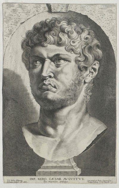 Empereur romain Néron (impression) - Artist Unknown