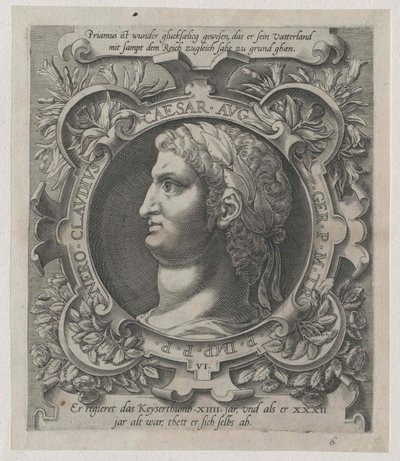 Empereur romain Néron (impression) - Artist Unknown