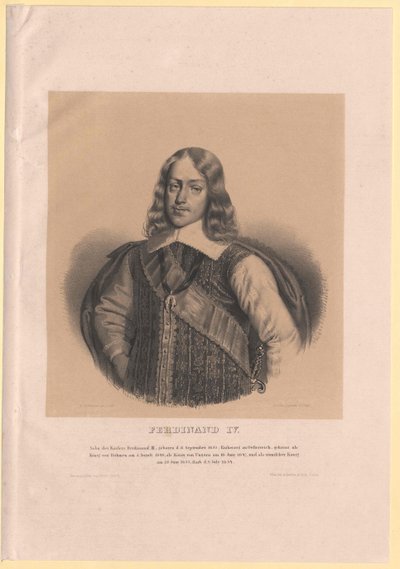 Le roi romain Ferdinand IV - Artist Unknown