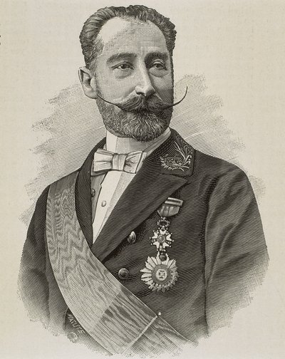 SALVADOR RODRIGÁÑEZ, Amos (1845-1922). Politicien et ingénieur espagnol. Gravure - Artist Unknown