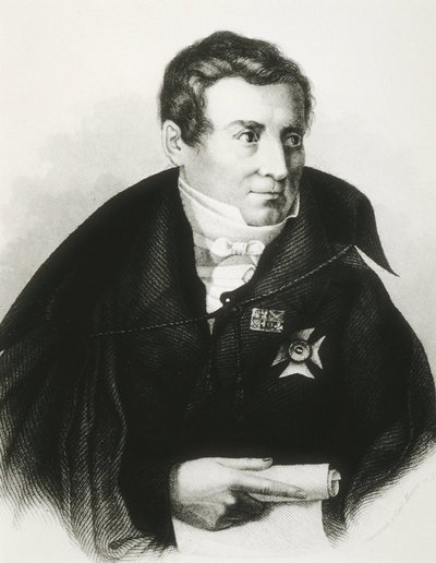 SCHLEGEL, August Wilhelm von (1767-1845). Théoricien allemand du romantisme - Artist Unknown