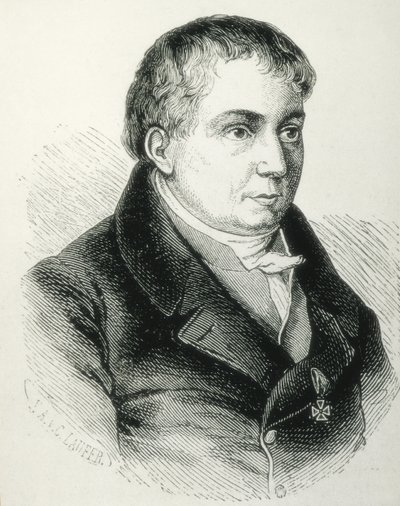 SCHLEGEL, Friedrich von (1772-1829). Poète, critique et érudit allemand. Leader critique du romantisme allemand. Gravure - Artist Unknown