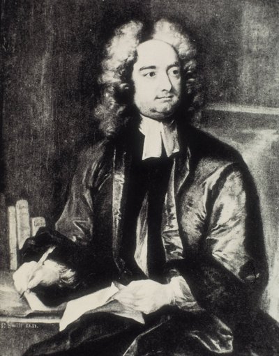 SWIFT, Jonathan (1667-1745). Clergé irlandais et écrivain satirique. Portrait en tant que doyen de la cathédrale Saint-Patrick de Dublin d