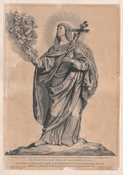 Sainte Lidwina de Schiedam - Artist Unknown