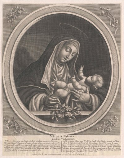 Sainte Rosa de Lima - Artist Unknown