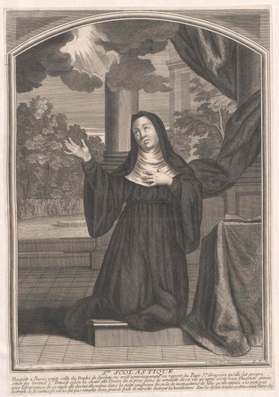 Saint Scholastique - Artist Unknown