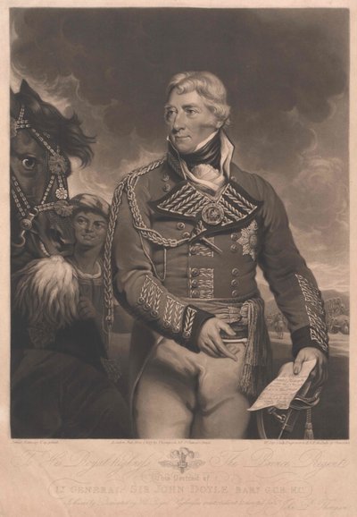 Sir John 1st Baronet Doyle - Artist Unknown