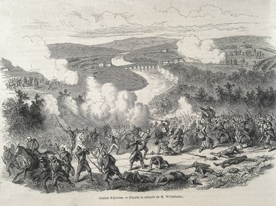 Espagne. Révolution de 1868. Bataille d