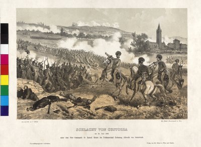 La bataille de Custozza le 24 juin 1866 - Artist Unknown