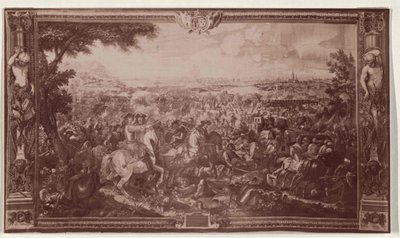 Le soulagement de Vienne en 1683 - Tapisserie de Gobelin dans la "Ritterstube" du palais de la Hofburg viennoise - Artist Unknown