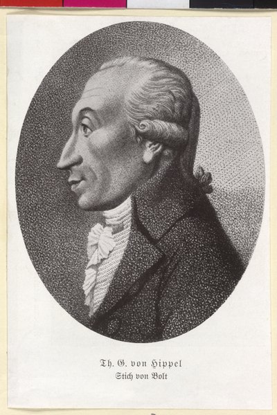 Theodor Gottlieb von Hippel - Artist Unknown