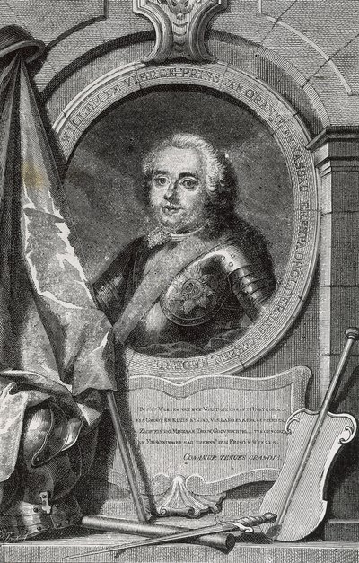 WILLIAM IV (1711-1751). Premier stathouder héréditaire des Pays-Bas. Gravure. - Artist Unknown
