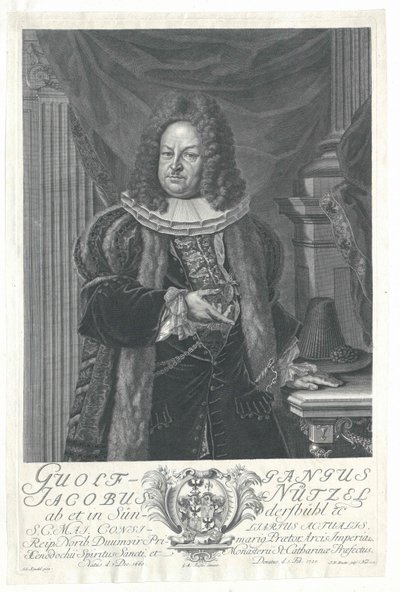 Wolfgang Jacob Nuetzel von Suendersbuehl - Artist Unknown