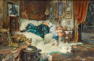 Un modèle coquet dans mon studio - Artruro M. Calvin