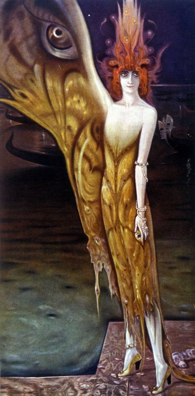 Portrait de la Marquise Luisa Casati (1881-1957), par Arturo Martini (1885-1947) en 1912 - Arturo Martini