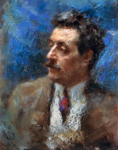 Portrait de Giacomo Puccini - Arturo Rietti