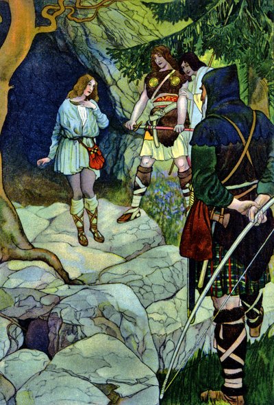 Cymbeline, pièce de William Shakespeare, vers 1880 - Artus Scheiner