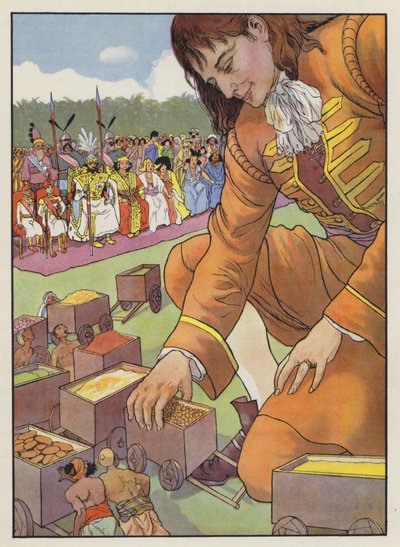 Illustration des Voyages de Gulliver par Jonathan Swift - Artus Scheiner