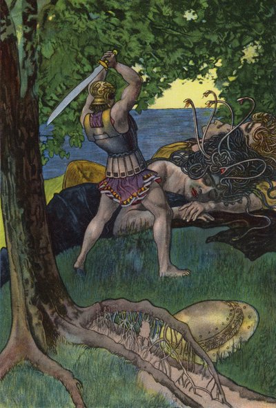 Persée coupant la tête de Méduse - Artus Scheiner