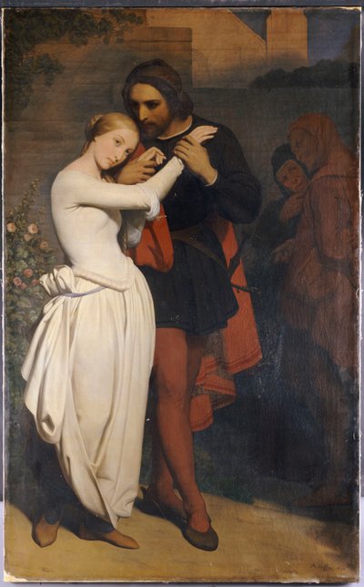 Faust et Marguerite dans le jardin, 1846 - Ary Scheffer
