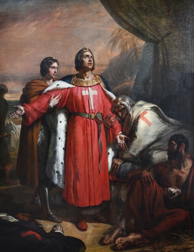 French: Saint Louis visitant les pestiférés - Ary Scheffer