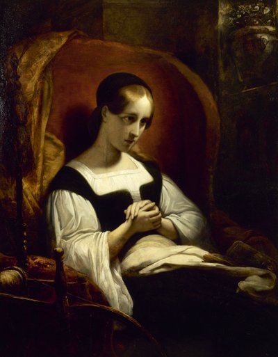 Marguerite au rouet, vers 1831 - Ary Scheffer