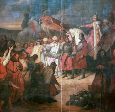 Peinture de Charlemagne, VIIIe siècle - Ary Scheffer