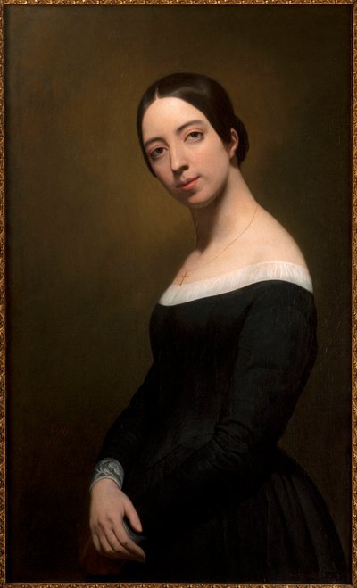 Portrait de la chanteuse et compositrice Pauline Viardot 1821-1910, 1840 - Ary Scheffer
