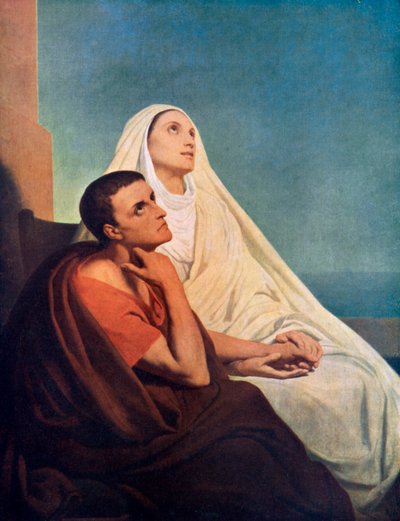 Saint Augustin avec sa mère Sainte Monique - Ary Scheffer