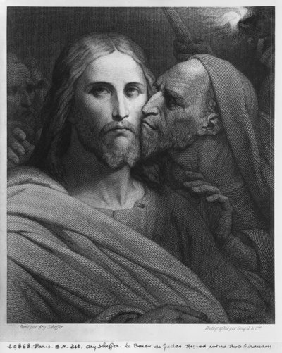 Le Baiser de Judas - Ary Scheffer