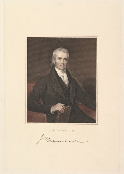 Juge en chef John Marshall, 1833 - Asher Brown Durand