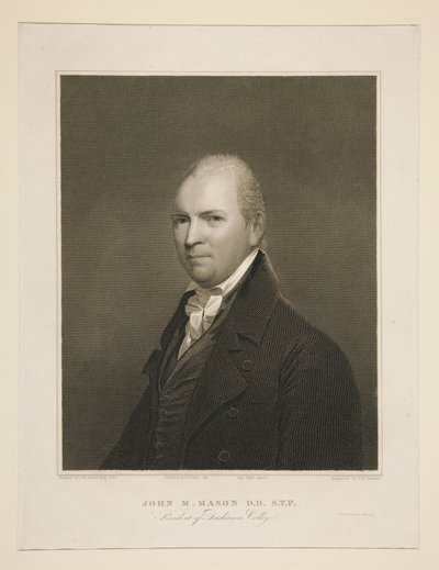 John M. Mason, D.D., S.T.P., président du Dickinson College - Asher Brown Durand