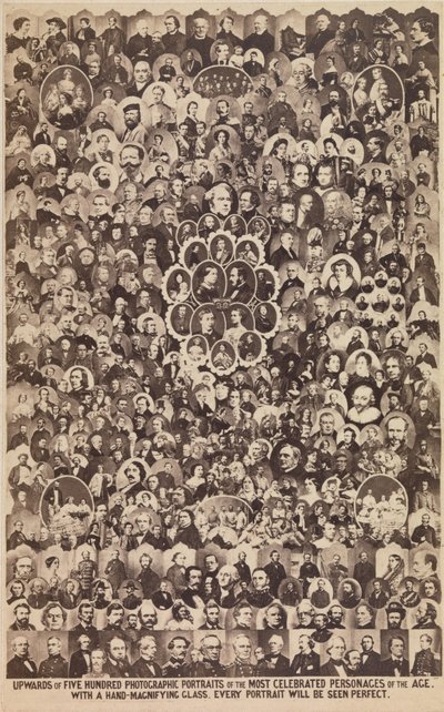 Plus de cinq cents portraits photographiques des personnages les plus célèbres, ca. 1864 - Ashford Brothers and Co